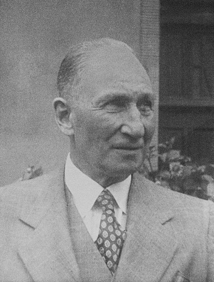 L.J. Schott, Founder, L J Schott Co (Predecessor to Schott Performance Fabrics), circa 1948