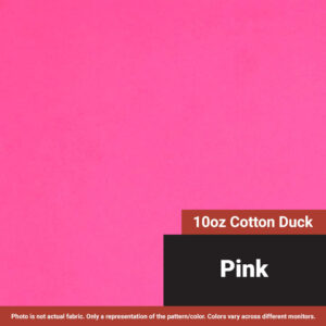 10 oz. Cotton Canvas Duck - Solid Pink - 60"