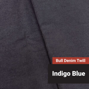 Blue Denim Twill - Indigo Blue