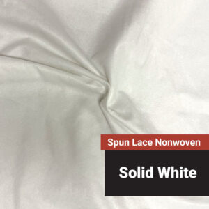 Spun Lace Nonwoven Fabric - White
