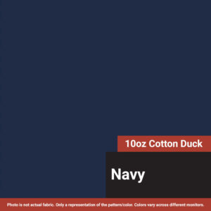 10 oz. Cotton Canvas Duck - Solid Navy - 60"